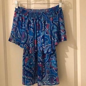 Show me your mumu off the shoulder ruffle top